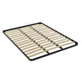 Sommier à lattes double pour lit coffre avec arrêts matelas 160x190 cm