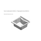 Mobile lavatoio in PVC colore bianco 60x60x85H cm - Laden