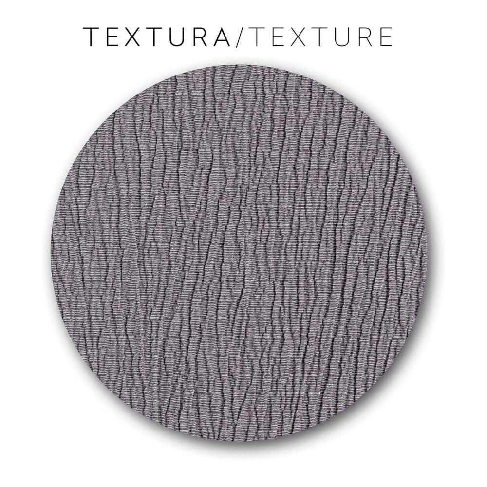 Housse de chaise en tissu élastique coloris gris Troya