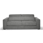 Divano letto 3 posti tessuto Luna24 grigio elephant Crien