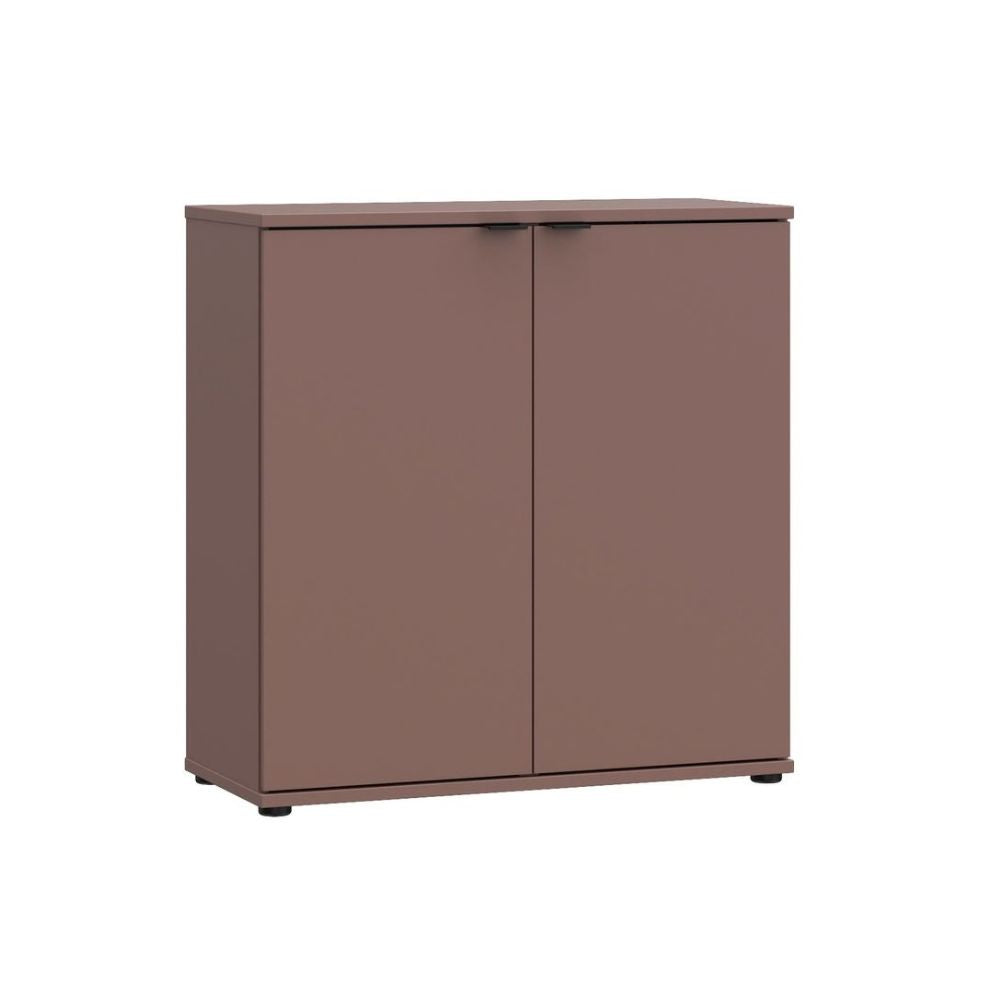 GNMK221-U72 MEHRZWECK-MÖBEL MIT ZWEI TÜREN, TERRAKOTTAFARBEN, B80CM