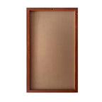 Specchiera rettangolare con cornice sintesi ciliegio 127x65 cm. SP49