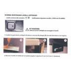 Lavello appoggio 1 vasca con gocciolatoio sinistro 90x50 cm. inox SA9050 Samet