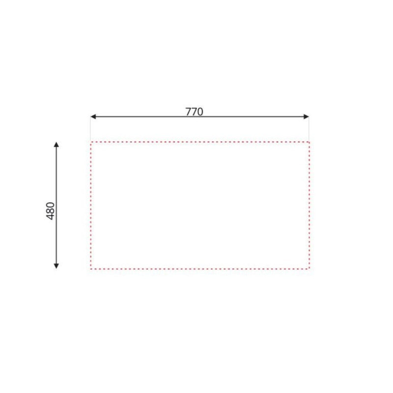 Lavello incasso in acciaio inox satinato gocciolatoio sinistro 79x50 cm - Samet Classic 273
