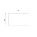 Lavello incasso in acciaio inox satinato gocciolatoio sinistro 79x50 cm - Samet Classic 273