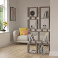 Libreria 79x166,5H cm bifacciale in legno colore tortora - Rail