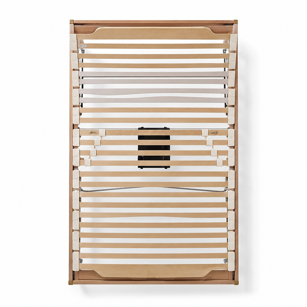 Sommier une place et demie 120x190 cm électrique en bois - Master