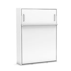 Lit escamotable double blanc 152x208H cm - Loft