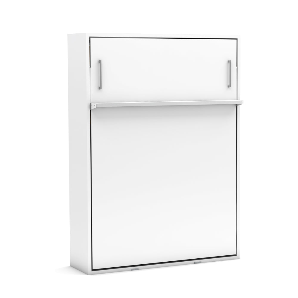 Lit escamotable double blanc 152x208H cm - Loft
