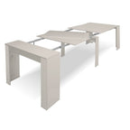 Console extensible 90x50x76h cm couleur cachemire Ofelia