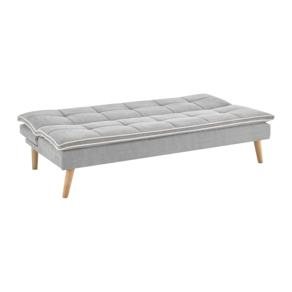 Divano letto 3 posti colore grigio 182x88x80H Lunaria