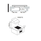 Table de cuisson à induction 4 zones coloris noir - Master Kitchen MKHI604BK