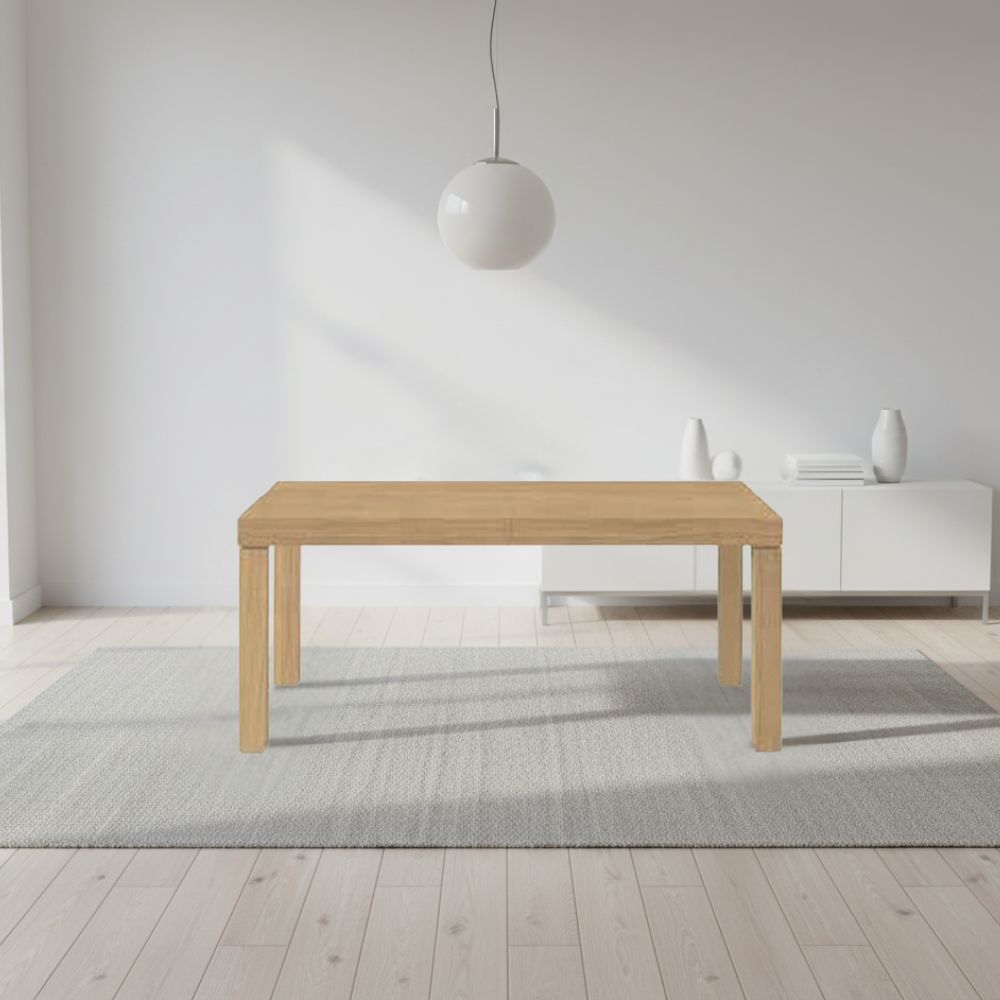 Tavolo allungabile in rovere mielato 160/235 cm con 2 allunghe Piana T08 IMAB