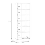 Armoire polyvalente 2 portes chêne avec porte noire 69x36.5x181H Teodoro