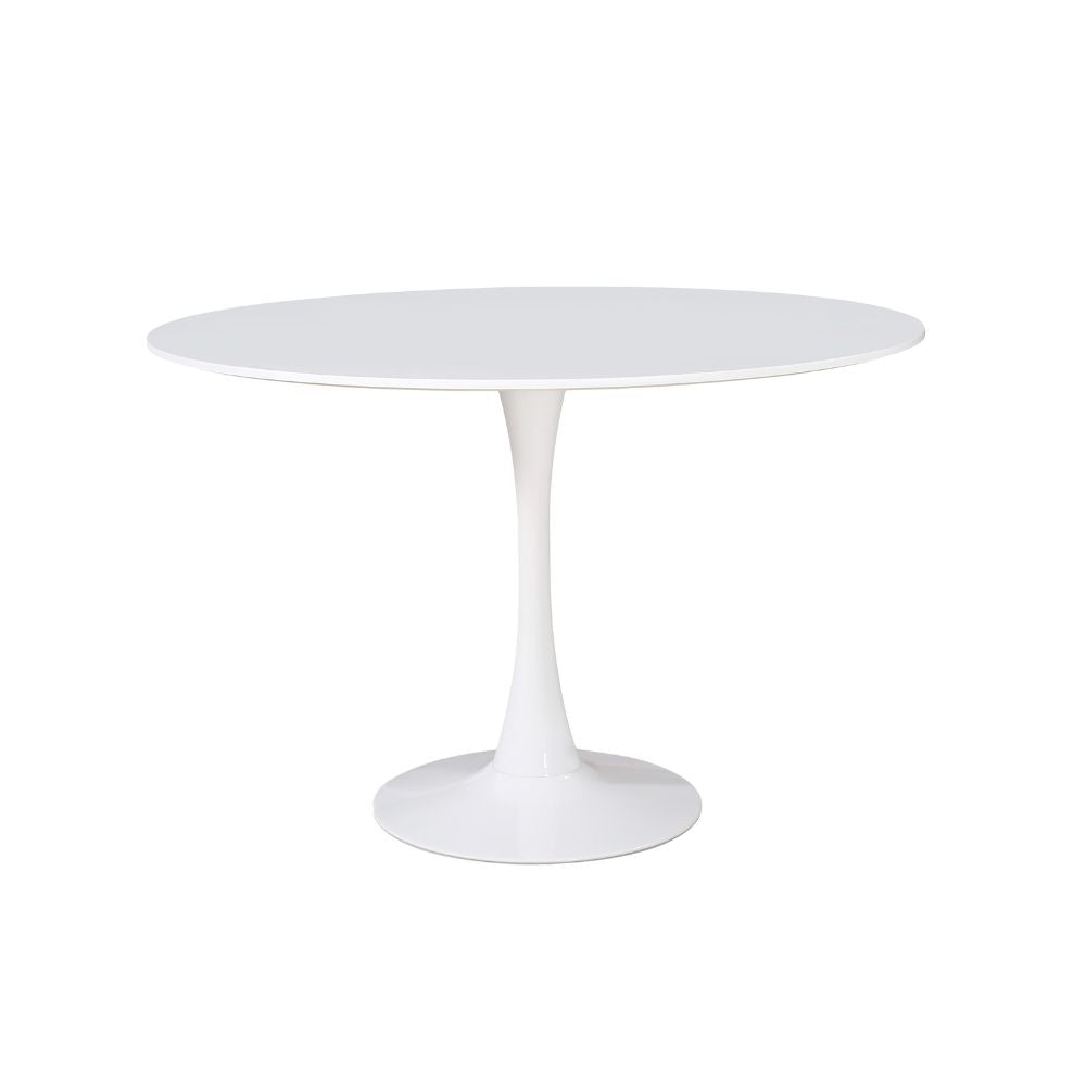 Tavolo rotondo colore bianco opaco 120x73H cm - Errin