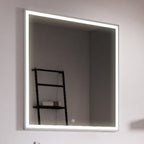 Specchio da bagno con illuminazione LED anti appannamento 120x80 cm - Kabyu