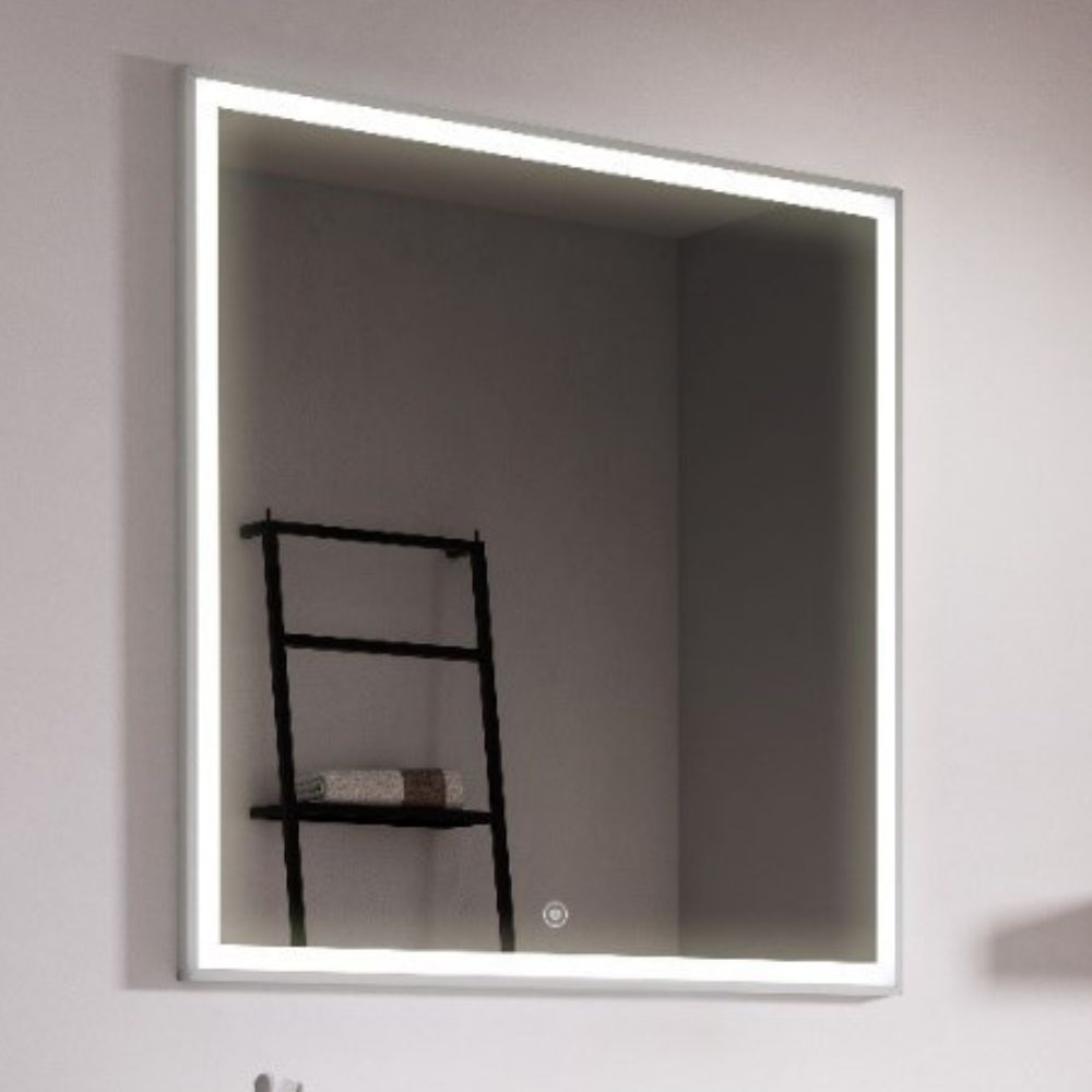 Specchio da bagno con illuminazione LED anti appannamento 120x80 cm - Kabyu