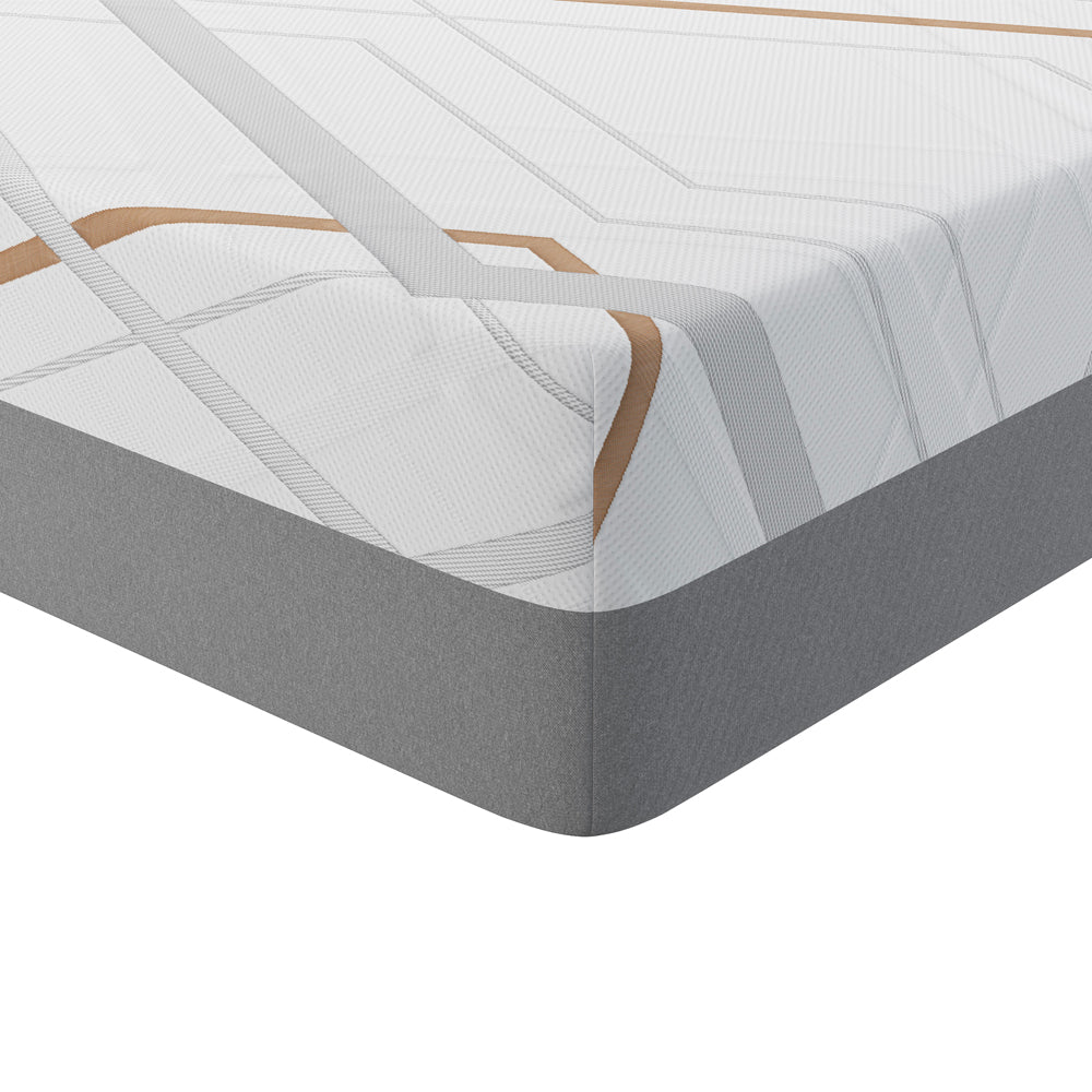 Materasso una piazza e mezza con Memory Foam, sfoderabile con molle insacchettate 120x190x30 cm Corvo
