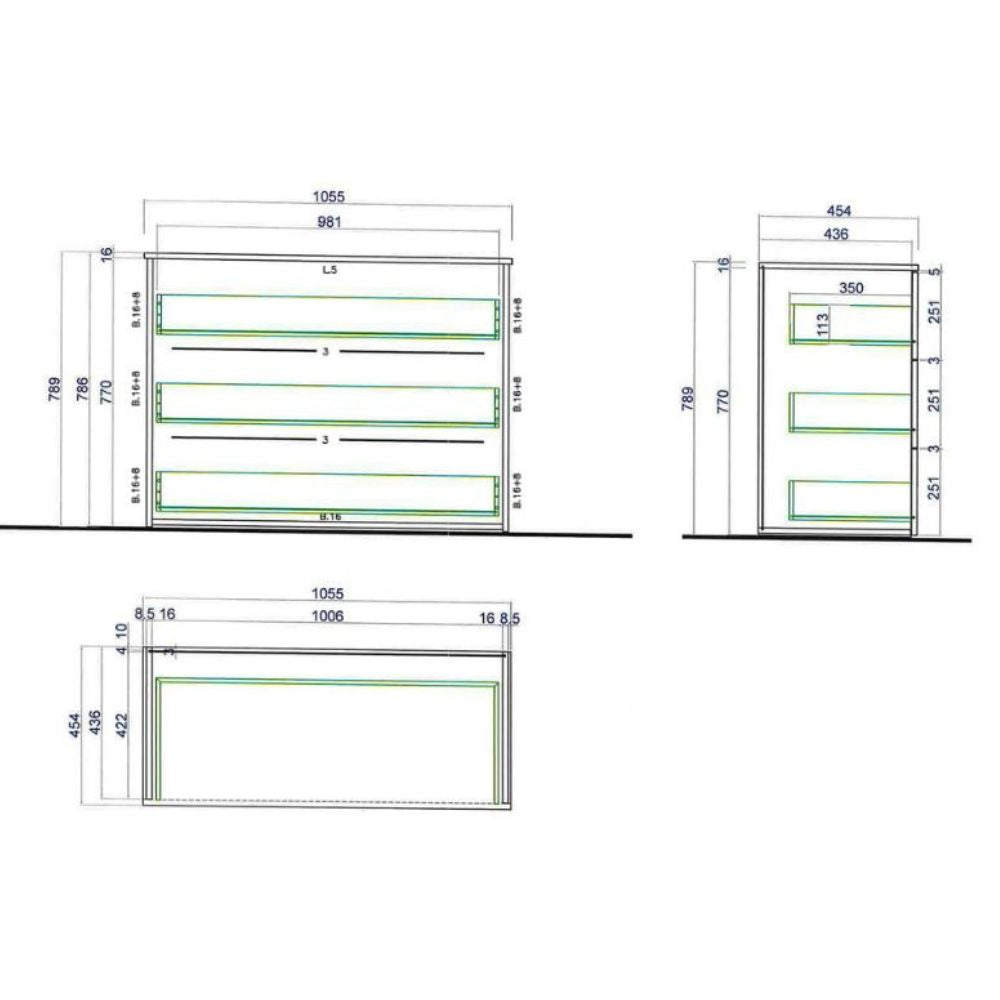 Camera da letto completa con armadio 6 ante con specchio e letto matrimoniale tortora Michela