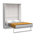 Lit escamotable double blanc 152x208H cm - Loft