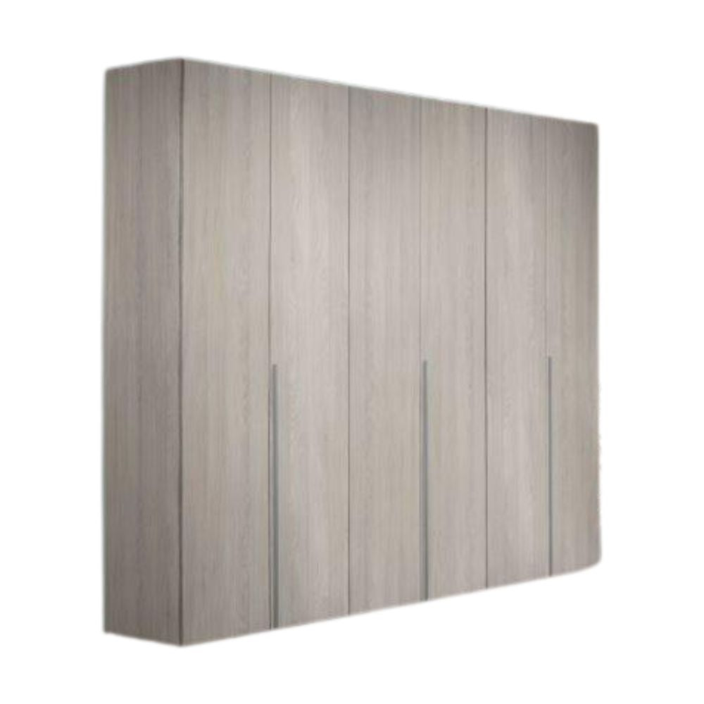 Armadio a 6 ante battenti colore perla 241x240H cm - Urano