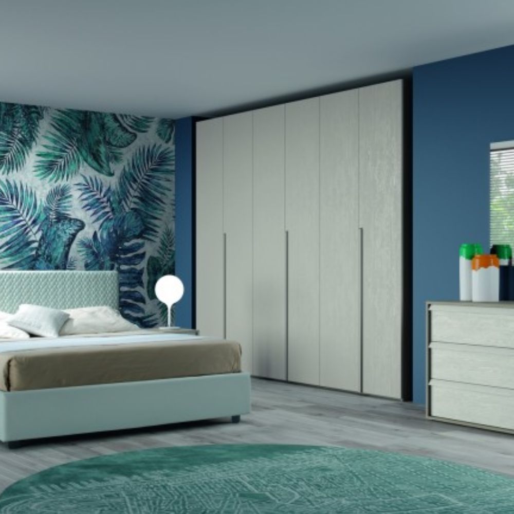 Armadio 6 ante battenti olmo ossido 276x250H cm - Coco