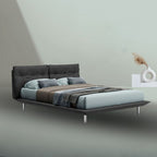 Modernes Doppelbett, dunkelgrau - Bolt