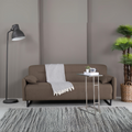 Divano 3 posti con funzione letto in tessuto colore beige - Odino