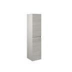 Colonne de salle de bain suspendue avec étagères coloris chêne gris 136 cm - Trasimeno