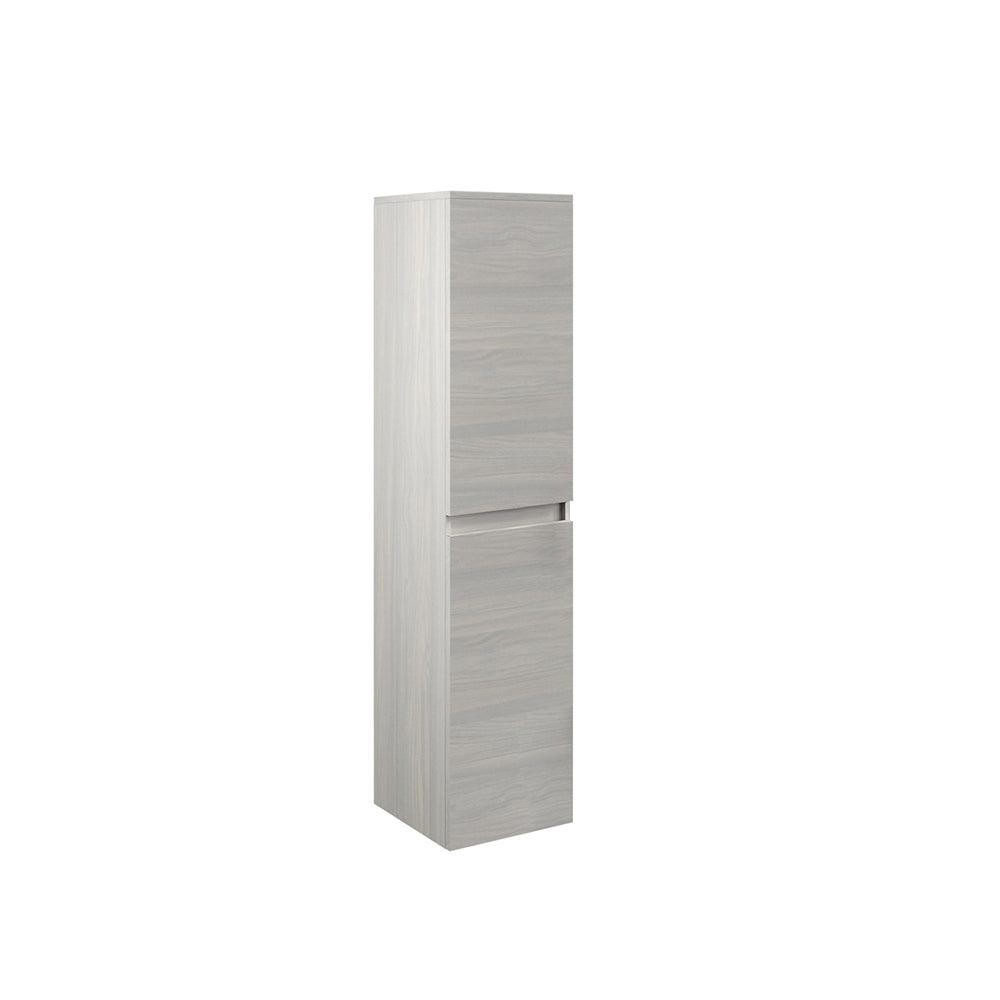 Badezimmer-Hängeschrank mit grauen Eichenregalen 136 cm - Trasimeno