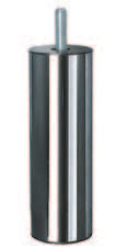 Piede tondo metallo cromato h 15 diametro 4,2 041104 M10