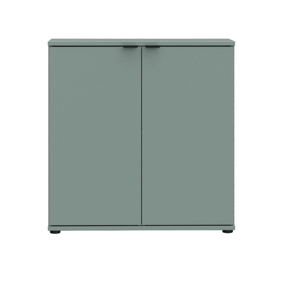 GNMK221-U59 MEHRZWECK-UNTERSCHRANK SEGNO MIT ZWEI TÜREN, SALBEIGRÜN, L80CM