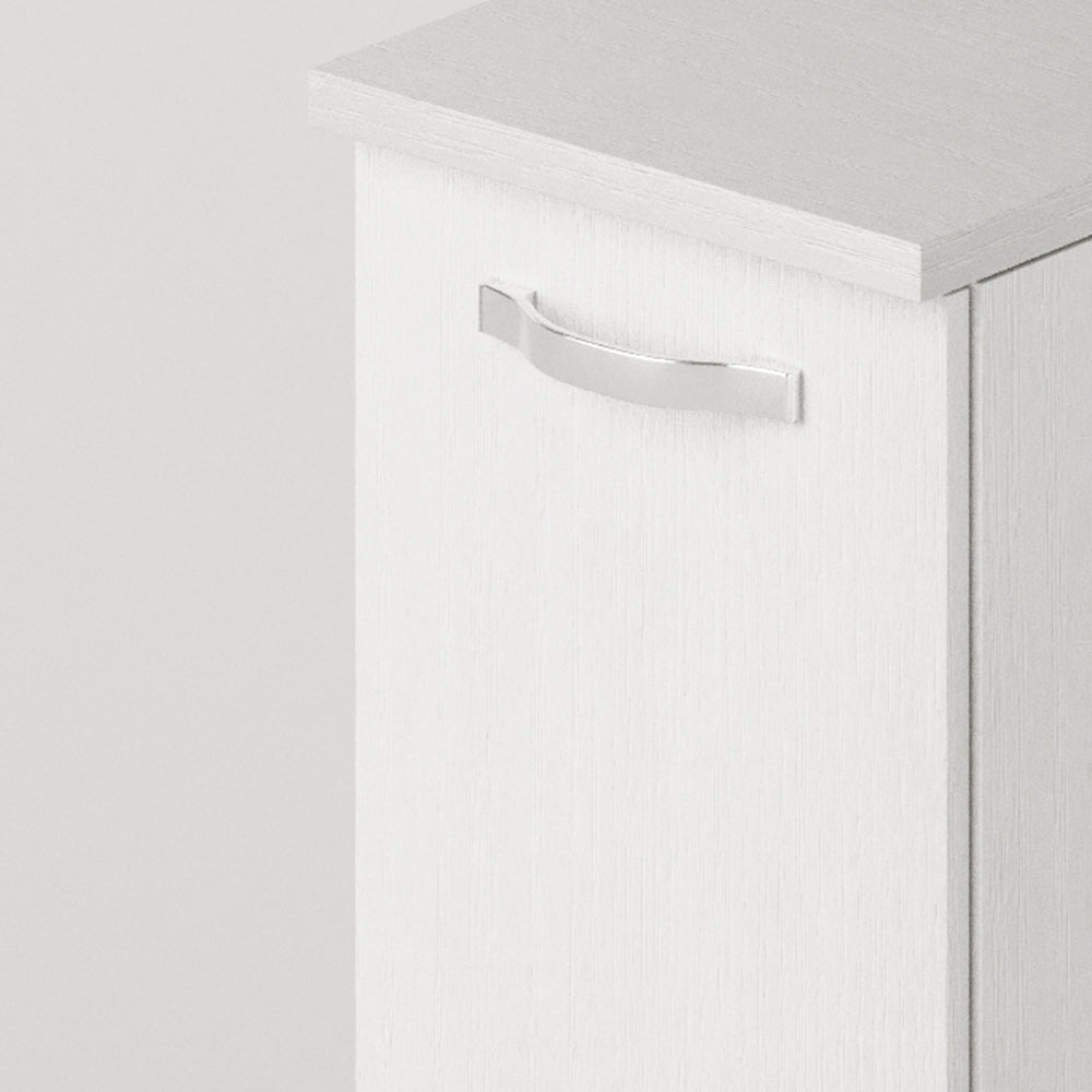 Badezimmerschrank mit 1 Tür, Esche weiß, 36x50x85,5H cm