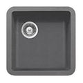 Évier encastrable cuve simple sous plan couleur titane - Smeg VST38T