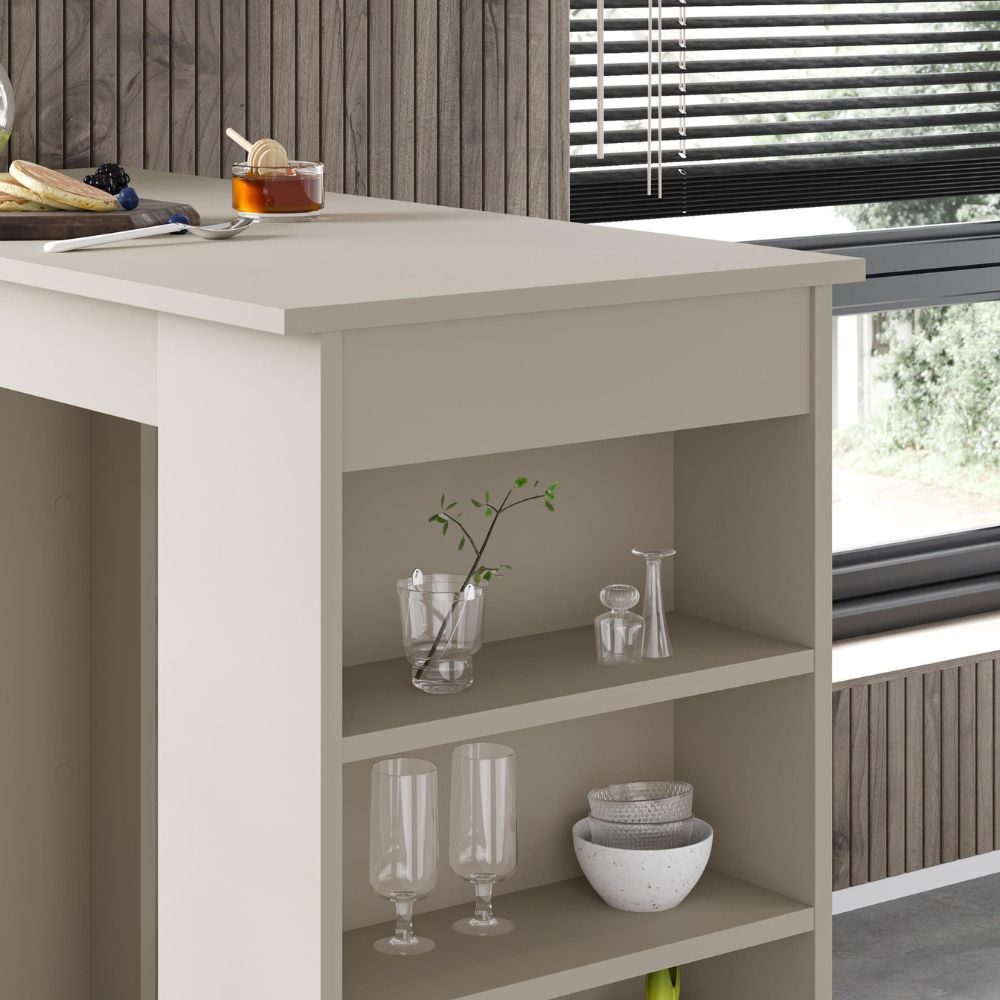 Penisola da cucina colore cashmere Swallow
