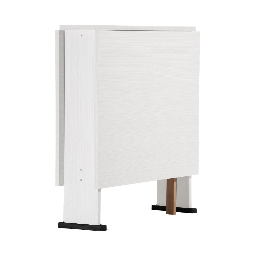 Platzsparender Klapp-Konsolentisch in Weiß 21x74x78H cm - Misty