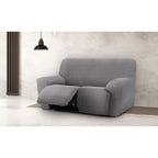 Sofaüberwurf 150-200 cm für Zweisitzer-Liegesofa in Grau – Jaz