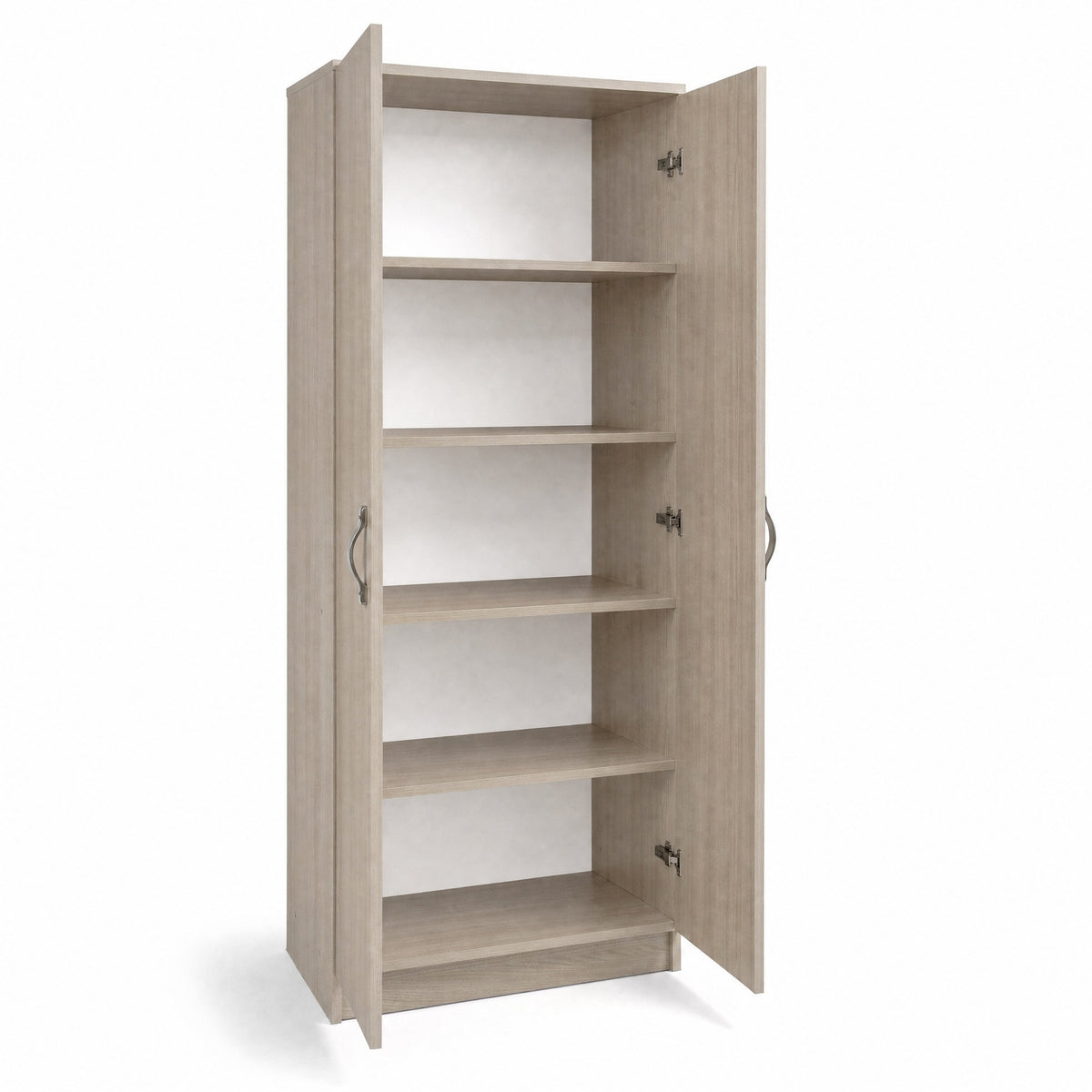 Scarpiera armadio con 2 ante e 5 ripiani colore olmo 71x182H cm - Gabriella