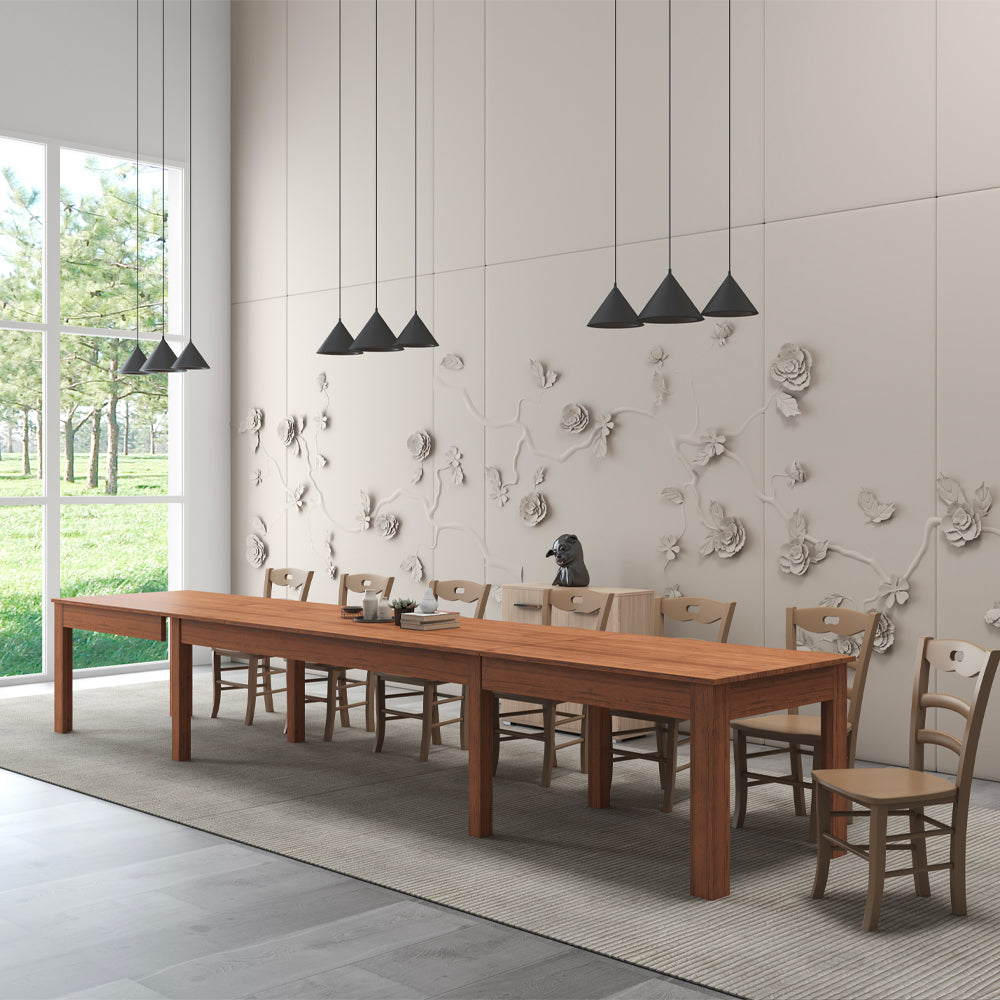 Ausziehtisch 320 cm Nussbaum Natur 160x90 cm - Super4