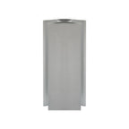 Angolare per zoccolo cucina 90° alluminio satinato h10 ANGOLAREH10DOAL