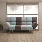 Schlafsofa mit neigbaren Armlehnen Patchwork 181 cm – Dube