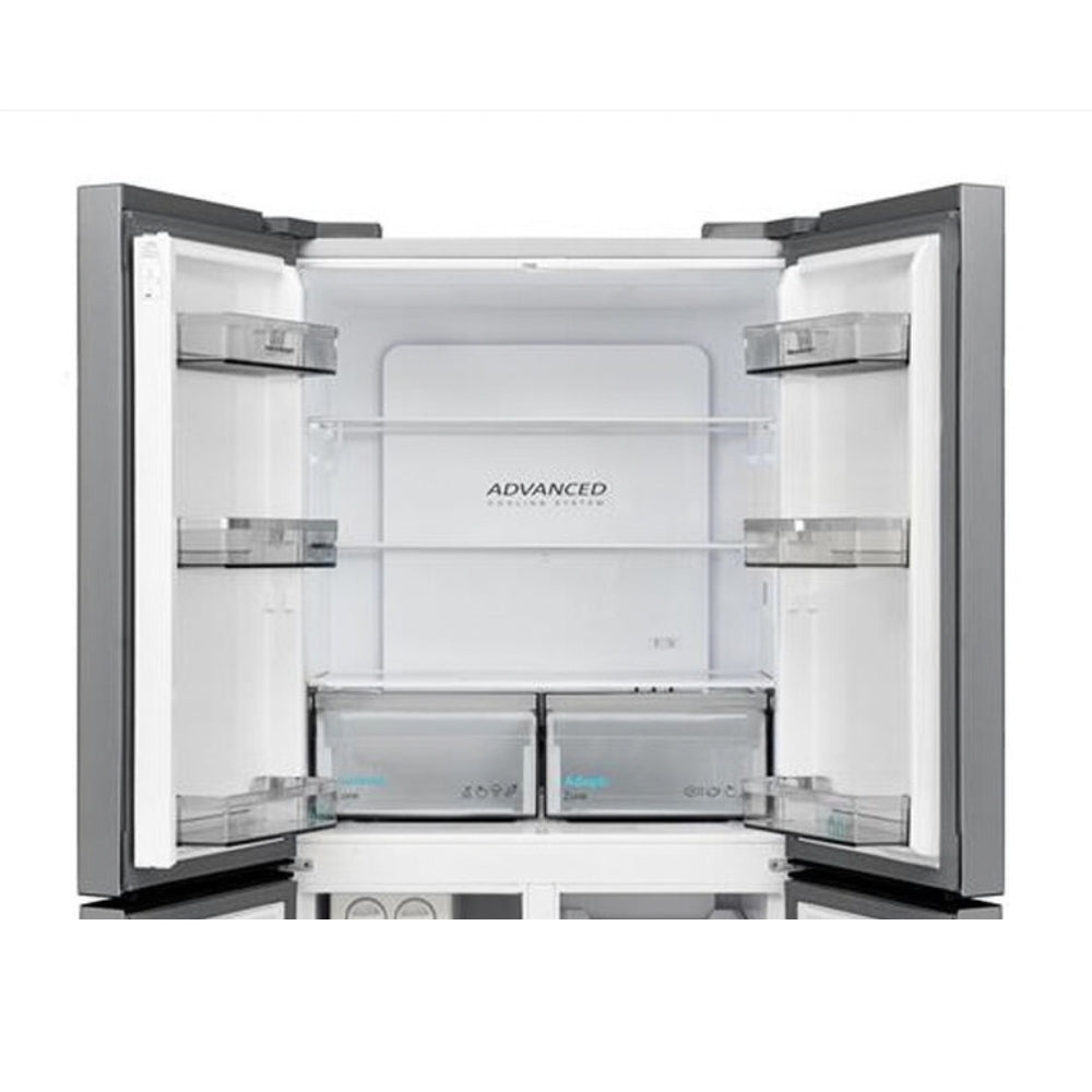 Frigorifero side-by-side libera installazione 4 porte 488 L inox classe E SHARP SJ-NFA15IMXPE