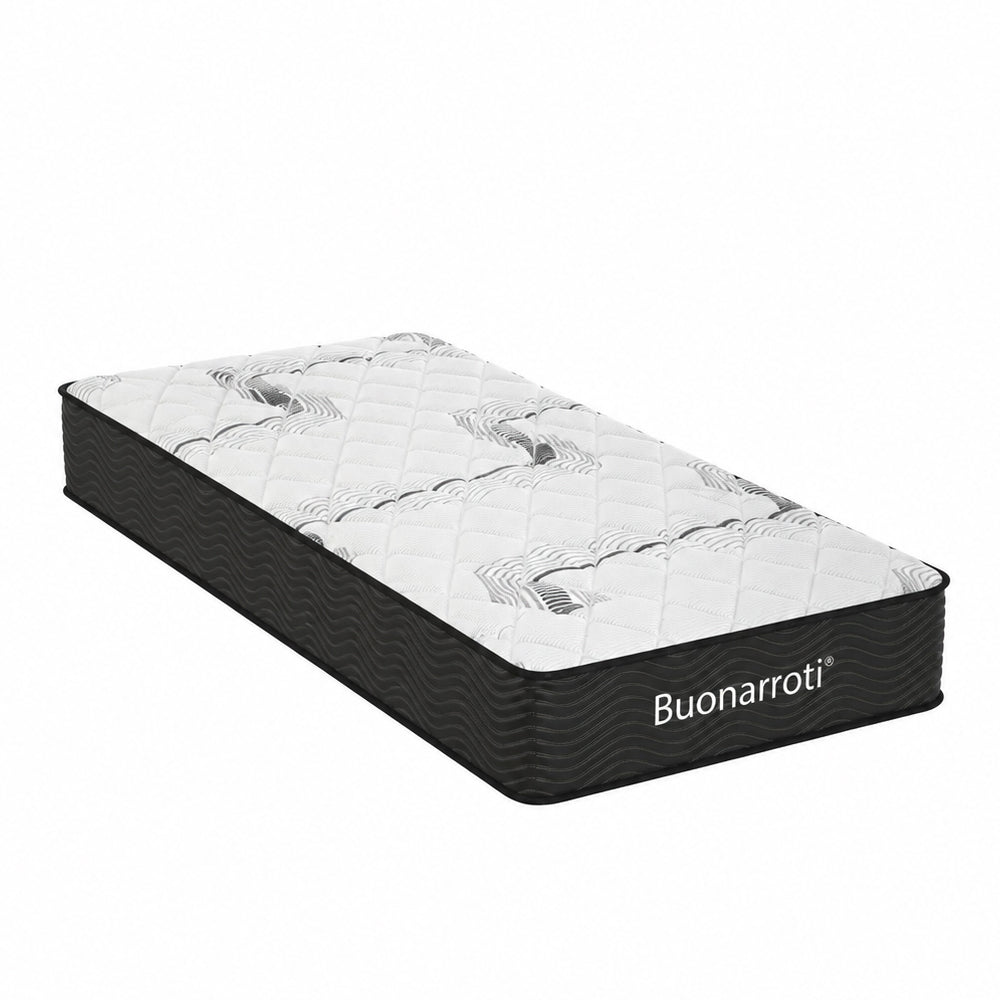 Materasso singolo con molle insacchettate e strato in Memory Foam 80x190x22,3 cm Tarico