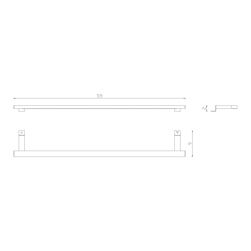 Lampada LED per bagno 60 cm da 5,4 watt - Righeira