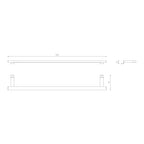 Lampada LED per bagno 60 cm da 5,4 watt - Righeira