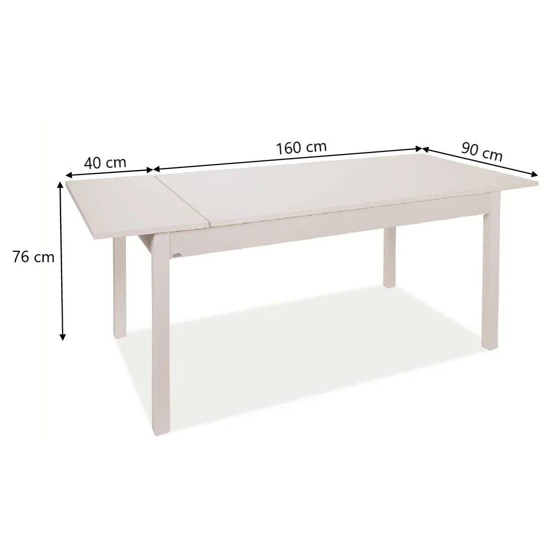 Tavolo allungabile colore olmo 160x90 cm - Empoli