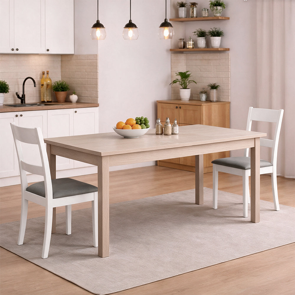 Ausziehbarer Tisch Ulmenfarbe 140x85 cm - Firenze