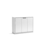 Letto matrimoniale pieghevole a scomparsa colore bianco 164x120H cm - Capsule
