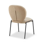 Set mit 2 Esszimmerstühlen, stoffbezogen, beige, 53x94h cm - Sirio