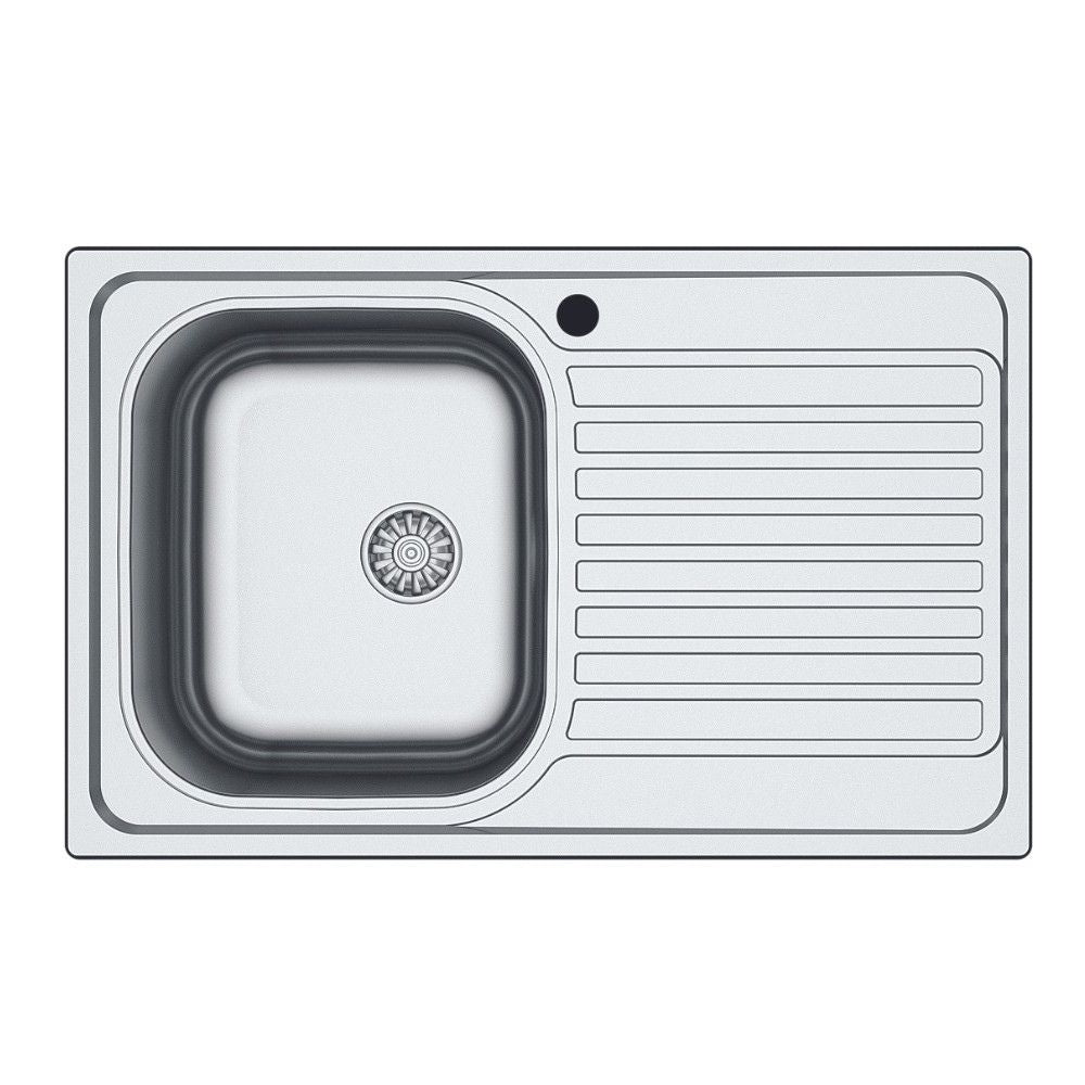 Cuisine monobloc complète couleur orme 120 cm - Sara